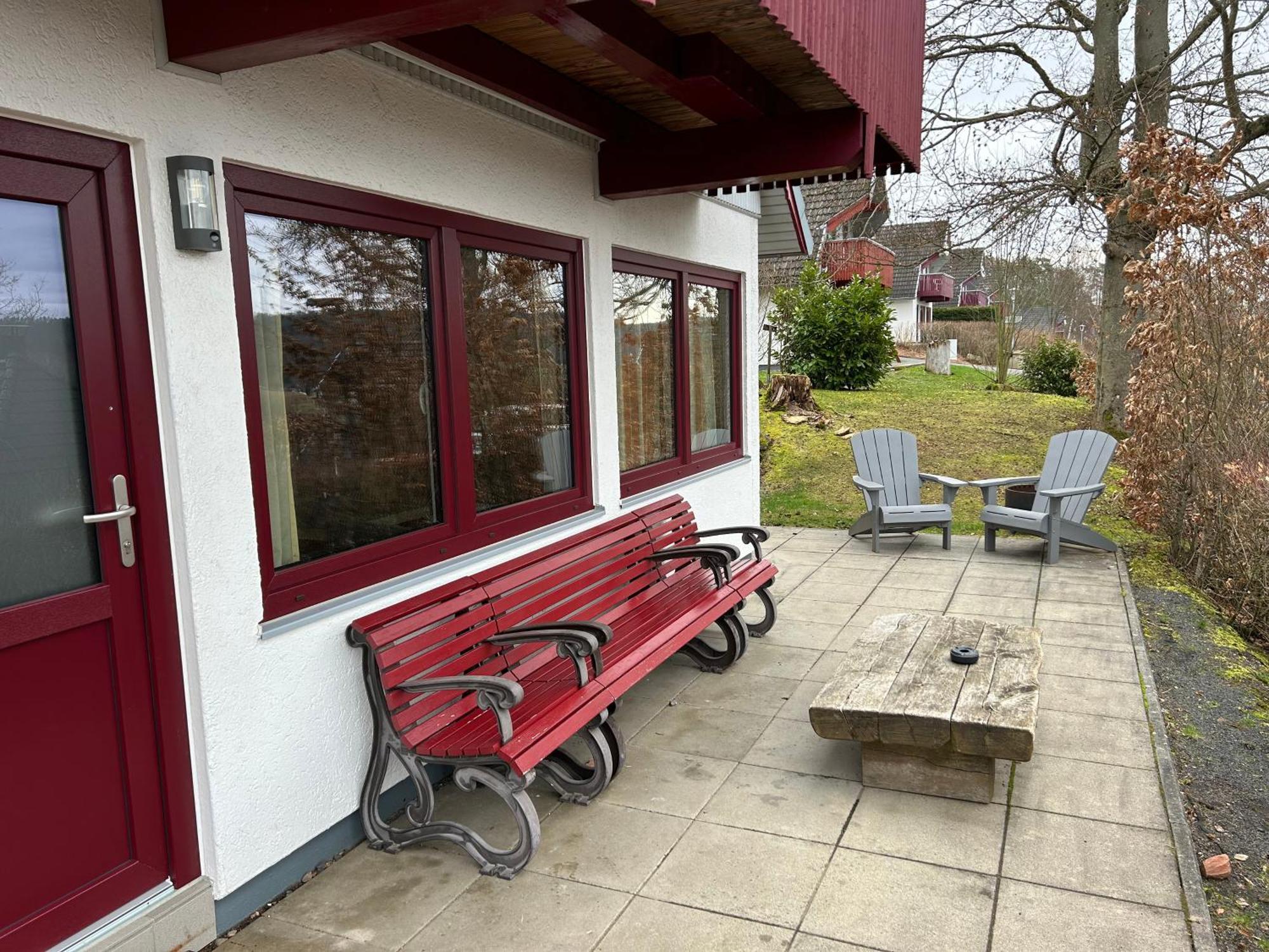 Idylle Seepark - Haus Mit Pool Und Fasssauna 키르하임 외부 사진